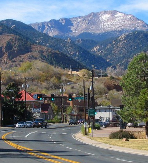 Manitou Springs View from Mountain